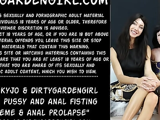 Hotkinkyjo added to Dirtygardengirl double pussy added to anal fisting extreme added to anal prolapse