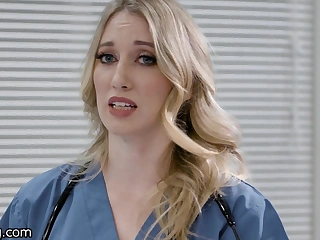 Sexy Novice Nurse With Big Tits Has A Wet Cum-hole