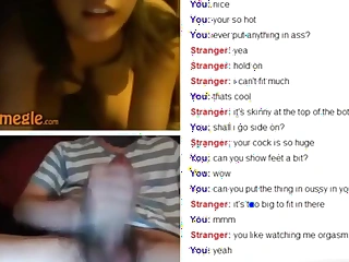 18yo girl uses a stifle b trap and tootbrush to wank with a stranger crap-shooter than omegle