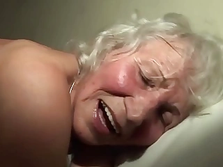 Extreme horny 76 years elderly granny rough screwed