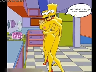 Anal Housewife Marge Groans With Appreciation As Hot Cum Fills Her Ass And Squirts In All Directions / Hentai / Uncensored / Toons / Anime