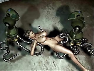 3d animation: robots sexual intercourse attack